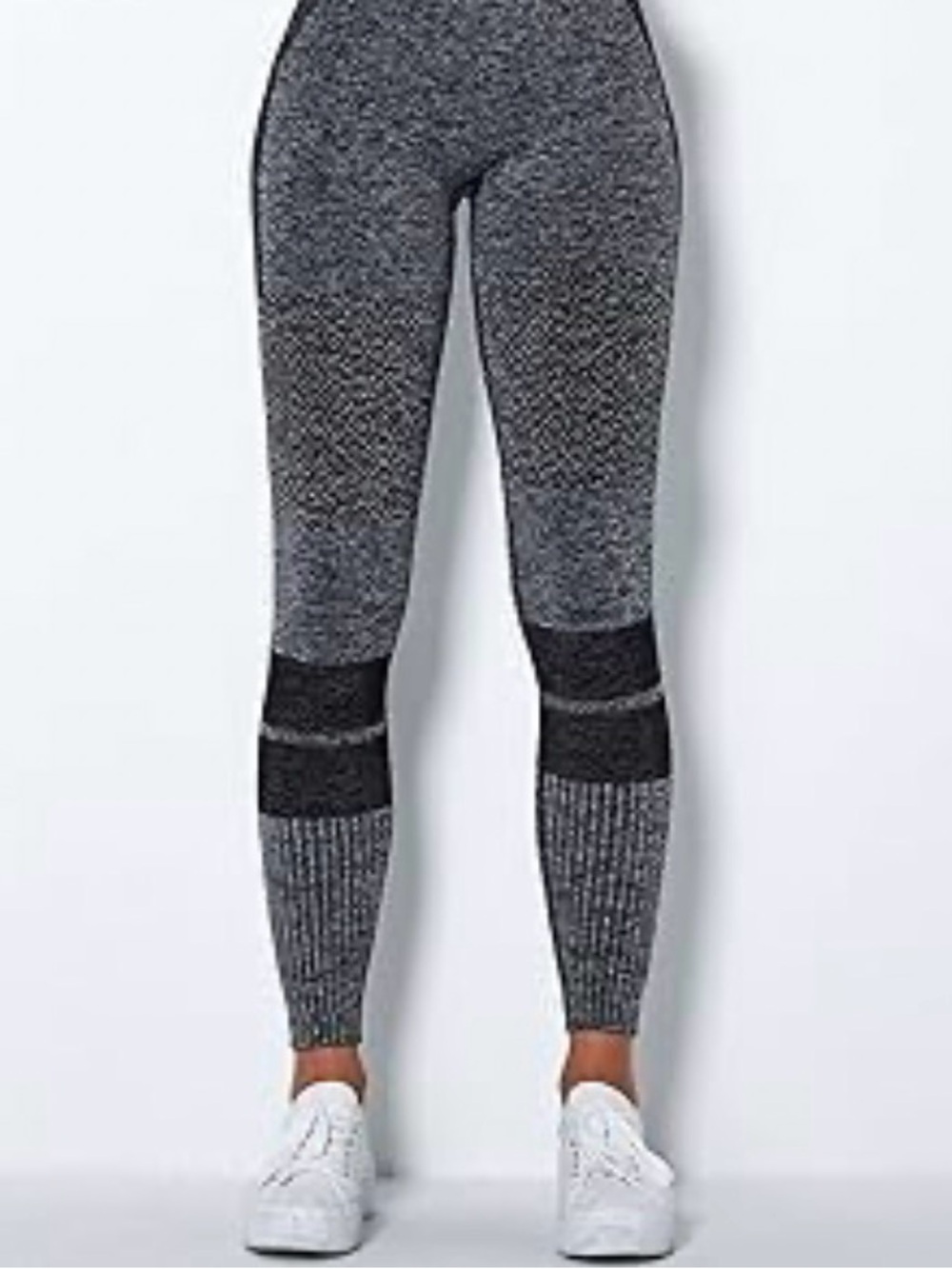 Spiritual Gangster Gray Seamless High-Waist Leggings